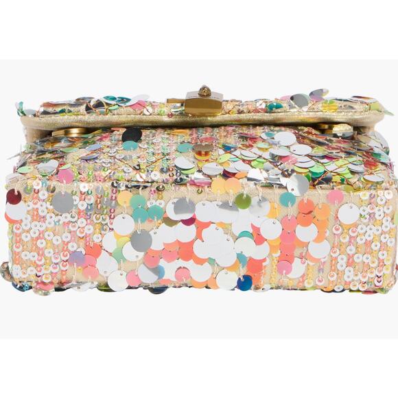 Kurt Geiger Multicolor Sequin Shoulder Bag - Picture 5 of 6